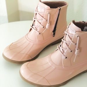 Sperry Syren Gulf Rubber Duck Boot in Rose